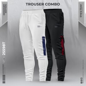 2 Pcs Premium China Sweat Fabric Trouser Combo Pack-25598T